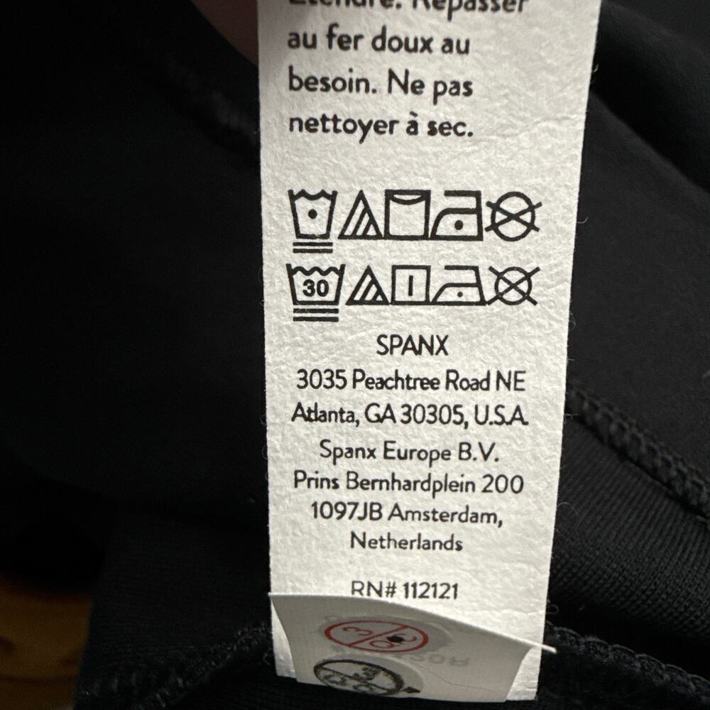 Spanx The Perfect Funnel Top Black Womens 1X - Picture 6 of 11